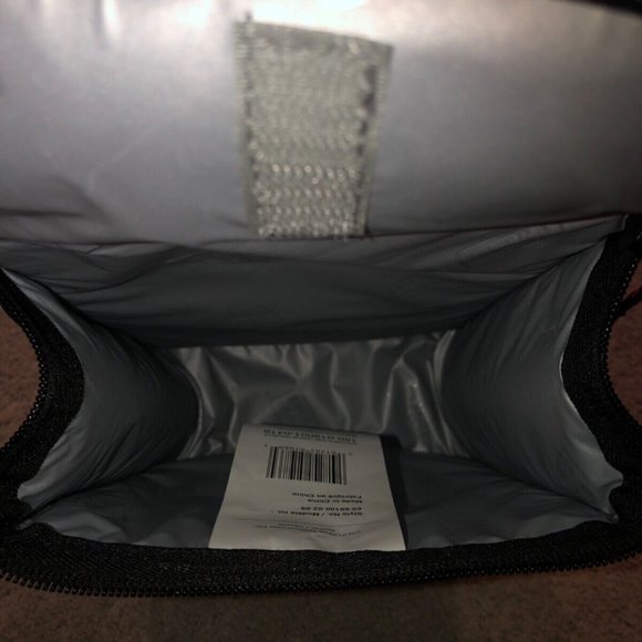 Arctic Zone Dual Closure Insulated Lunch Bag Hearts Striped Print NWT NEW - Picture 7 of 13